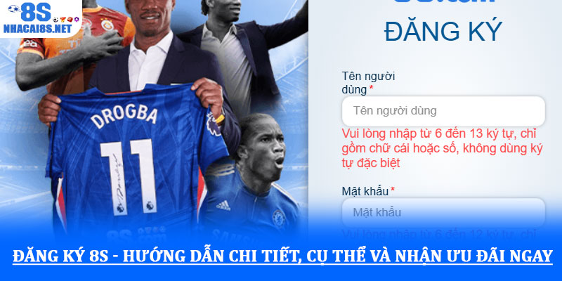 Đăng ký 8S - Hướng dẫn chi tiết, cụ thể và nhận ưu đãi ngay 1 Đăng ký 8S - Hướng dẫn chi tiết, cụ thể và nhận ưu đãi ngay