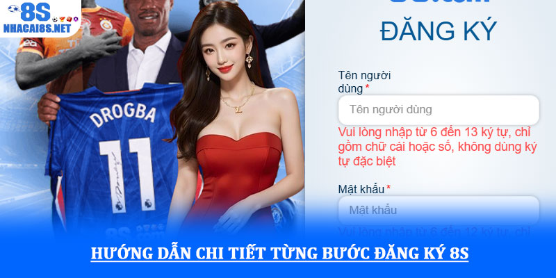 Đăng ký 8S - Hướng dẫn chi tiết, cụ thể và nhận ưu đãi ngay 2 Hướng dẫn chi tiết từng bước đăng ký 8S